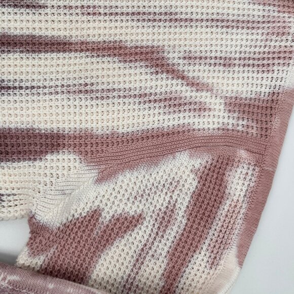 Pistola Olga Thermal Pullover Size XL Waffle Knit Long Sleeve Cotton Crewneck - Picture 7 of 11